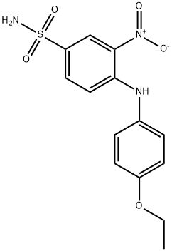 N4-(p-에톡시페닐)-3-니트로술파닐아미드 구조식 이미지