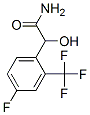 벤젠아세트아미드,4-플루오로-알파-히드록시-2-(트리플루오로메틸)- 구조식 이미지