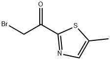 Ethanone, 2-bromo-1-(5-methyl-2-thiazolyl)- (9CI) Structure