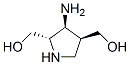 2,4-Pyrrolidinedimethanol,3-amino-,(2S,3S,4S)-(9CI) 구조식 이미지