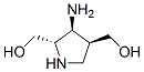 2,4-Pyrrolidinedimethanol,3-amino-,(2S,3S,4S)-(9CI) Structure