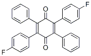 2,5-비스(p-플루오로페닐)-3,6-디페닐-p-벤조퀴논 구조식 이미지