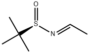 (R)-N-[(1E)-Ethylidene]-2-methylpropane-2-sulfinamide Structure