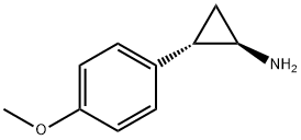 Cyclopropanamine, 2-(4-methoxyphenyl)-, (1R,2S)- (9CI) Structure