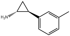 시클로프로판아민,2-(3-메틸페닐)-,(1R,2S)-(9CI) 구조식 이미지