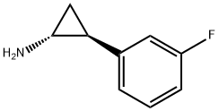 Cyclopropanamine, 2-(3-fluorophenyl)-, (1R,2S)- (9CI) Structure