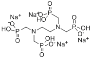 [ethylenebis[nitrilobis(methylene)]]tetrakisphosphonic acid, sodium salt  Structure