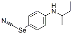 p-(sec-부틸아미노)페닐셀레노시아네이트 구조식 이미지