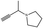 Pyrrolidine, 1-(1-methyl-2-propynyl)- (9CI) Structure