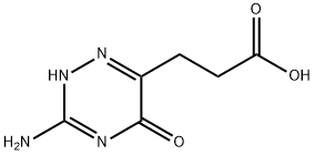 3-(3-AMINO-5-OXO-4,5-DIHYDRO-1,2,4-TRIAZIN-6-YL)PROPANOIC ACID Structure