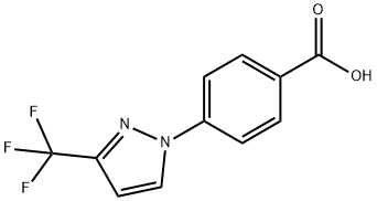 4-[3-(트리플루오로메틸)-1H-피라졸-1-일]벤조산 구조식 이미지