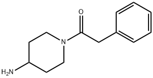 1-(4-aminopiperidin-1-yl)-2-phenylethan-1-one 구조식 이미지
