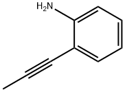 벤젠아민,2-(1-프로피닐)-(9CI) 구조식 이미지