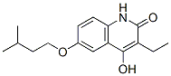 3-Ethyl-4-hydroxy-6-(isopentyloxy)quinolin-2(1H)-one Structure