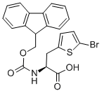 FMOC-L-2-(5-BROMOTHIENYL)ALANINE 구조식 이미지