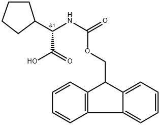 FMOC-L-CYCLOPENTYLGLYCINE 구조식 이미지