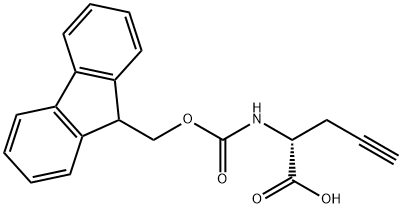 FMOC-D-PROPARGYLGLYCINE 구조식 이미지