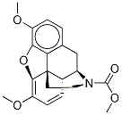 N-Des메틸테바인N-카르복실산메틸에스테르 구조식 이미지