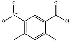 Benzoic acid, 2,4-dimethyl-5-nitro- (9CI) 구조식 이미지