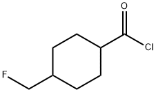 Cyclohexanecarbonyl chloride, 4-(fluoromethyl)- (9CI) Structure