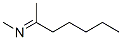 N-(1-Methylhexylidene)methylamine Structure
