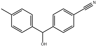 4-[Hydroxy(4-Methylphenyl)Methyl]benzonitrile Structure