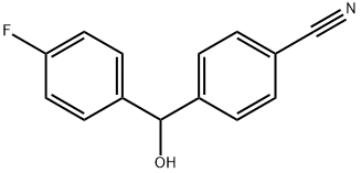 4-[(4-Fluorophenyl)(hydroxy)Methyl]benzonitrile Structure