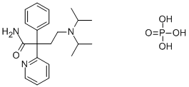 Disopyramid phosphate  구조식 이미지