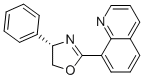 (S)-4-PHENYL-2-(QUINOLIN-8-YL)-4,5-DIHYDROOXAZOLE Structure