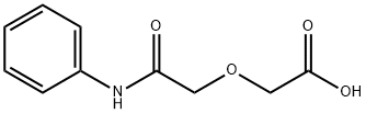 (2-anilino-2-oxoethoxy)acetic acid 구조식 이미지