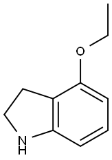 1H-Indole,4-ethoxy-2,3-dihydro-(9CI) Structure