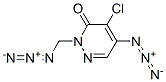 3(2H)-Pyridazinone,  5-azido-2-(azidomethyl)-4-chloro- 구조식 이미지