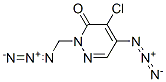 3(2H)-Pyridazinone,  5-azido-2-(azidomethyl)-4-chloro- Structure