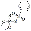 benzenethiosulphonic acid, anhydrosulphide with O,O-dimethyl hydrogen dithiophosphate 구조식 이미지