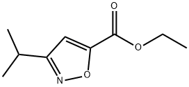 ethyl 3-isopropylisoxazole-5-carboxylate 구조식 이미지