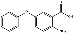 2-AMINO-5-PHENOXYBENZOIC ACID Structure