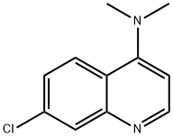 7-CHLORO-4-N,N-DIMETHYLAMINO-QUINOLINE Structure