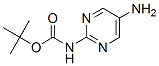 Carbamic acid, (5-amino-2-pyrimidinyl)-, 1,1-dimethylethyl ester (9CI) Structure