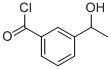 벤조일클로라이드,3-(1-하이드록시에틸)-(9CI) 구조식 이미지