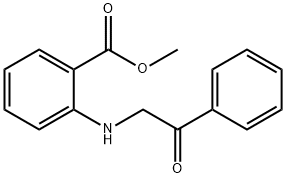 methyl 2-[(2-oxo-2-phenylethyl)amino]benzoate Structure