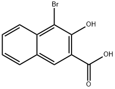 4-bromo-3-hydroxy-2-naphthoic acid 구조식 이미지