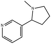 (R,S)-니코틴 구조식 이미지
