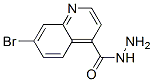 4-Quinolinecarboxylicacid,7-bromo-,hydrazide(9CI) Structure