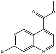 4-Quinolinecarboxylic acid, 7-broMo-, Methyl ester Structure
