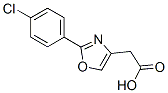 2-[2-(p-Chlorophenyl)oxazol-4-yl]acetic acid Structure