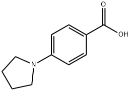 4-(1-PYRROLIDINYL)BENZOIC ACID Structure