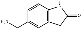 5-(아미노메틸)-1,3-DIHYDRO-2H-INDOL-2-ONE 구조식 이미지