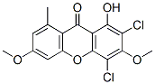 2,4-Dichloro-1-hydroxy-3,6-dimethoxy-8-methyl-9H-xanthen-9-one Structure