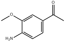 1-(4-아미노-3-메톡시페닐)-1-에타논 구조식 이미지
