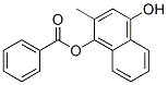 4-하이드록시-2-메틸나프틸벤조에이트 구조식 이미지